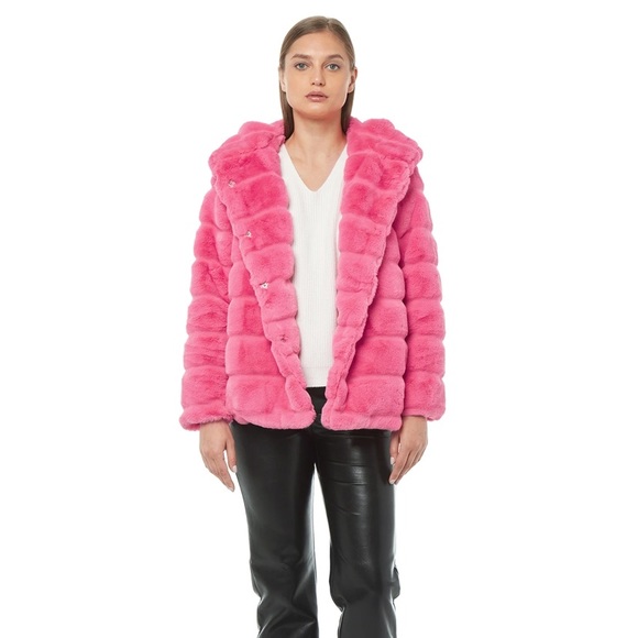 Apparis Jackets & Blazers - APPARIS pink GOLDIE COAT NWT